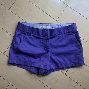 EUC J.Crew purple shorts